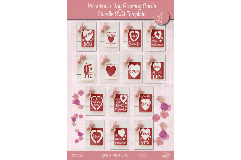 valentine-card-bundle-svg-heart-card-svg-love-cards-template-paper