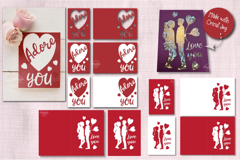 valentine-card-bundle-svg-heart-card-svg-love-cards-template-paper