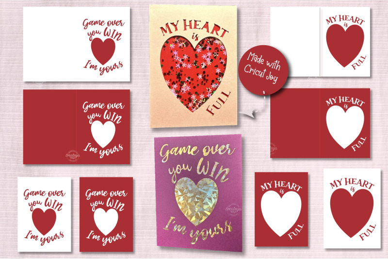 valentine-card-bundle-svg-heart-card-svg-love-cards-template-paper