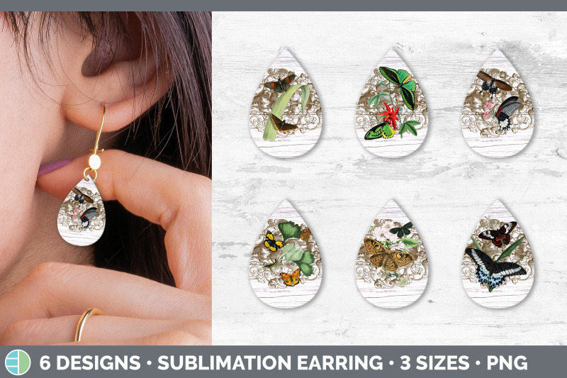 vintage-butterflies-teardrop-earring-vintage-butterflies-patterns-su