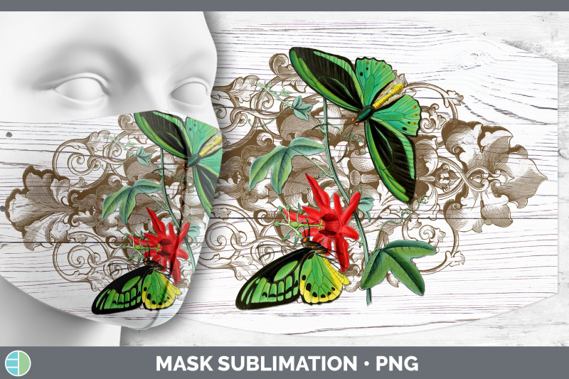 vintage-butterflies-mask-sublimation-vintage-butterflies-patterns-fa