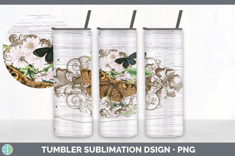 vintage-butterflies-tumbler-vintage-butterflies-patterns-skinny-tumb