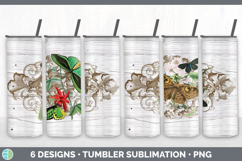 vintage-butterflies-tumbler-vintage-butterflies-patterns-skinny-tumb