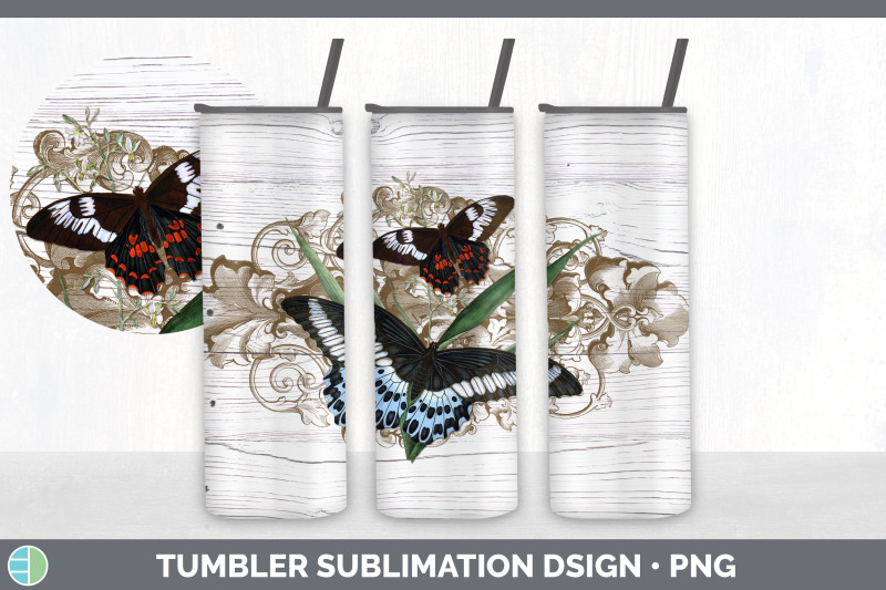 vintage-butterflies-tumbler-vintage-butterflies-patterns-skinny-tumb