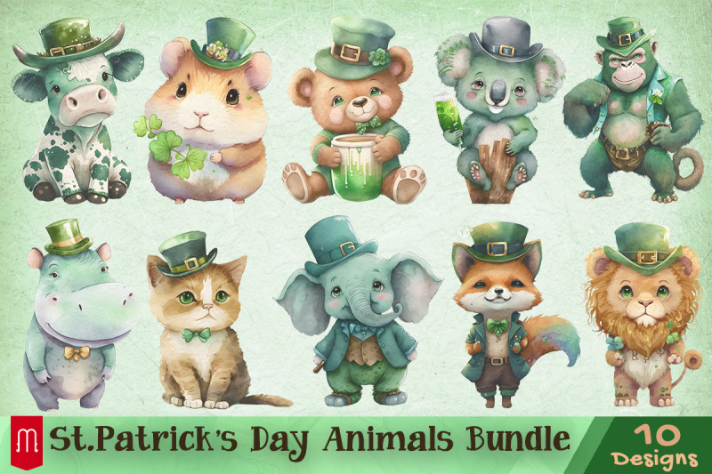 st-patrick-039-s-day-animals-bundle-2