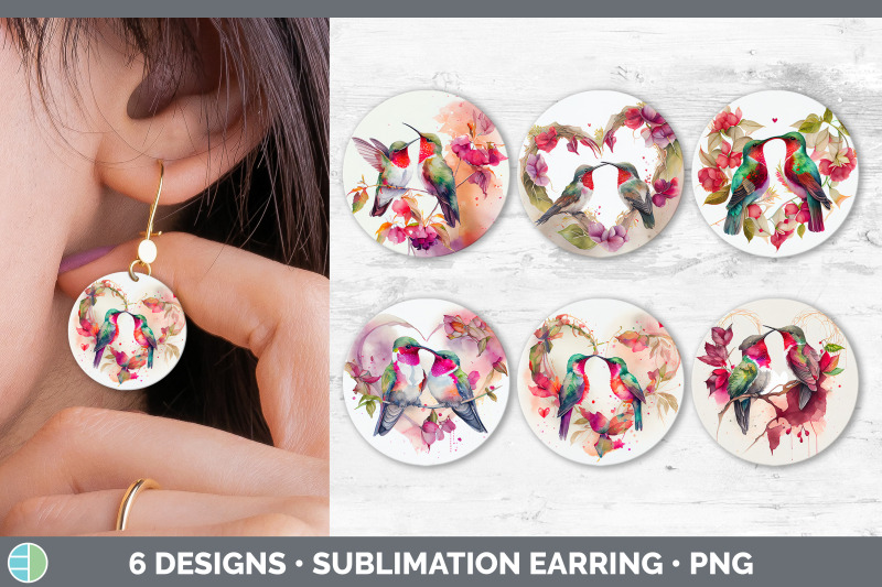 valentines-hummingbird-round-earring-sublimation-designs-bundle