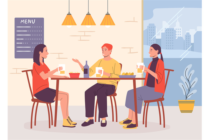 coffee-break-female-and-male-characters-sitting-at-table-in-cafe-peo