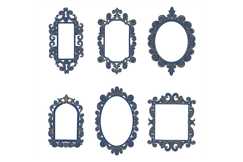 decorative-frames-vintage-elegant-borders-with-curved-design-elements