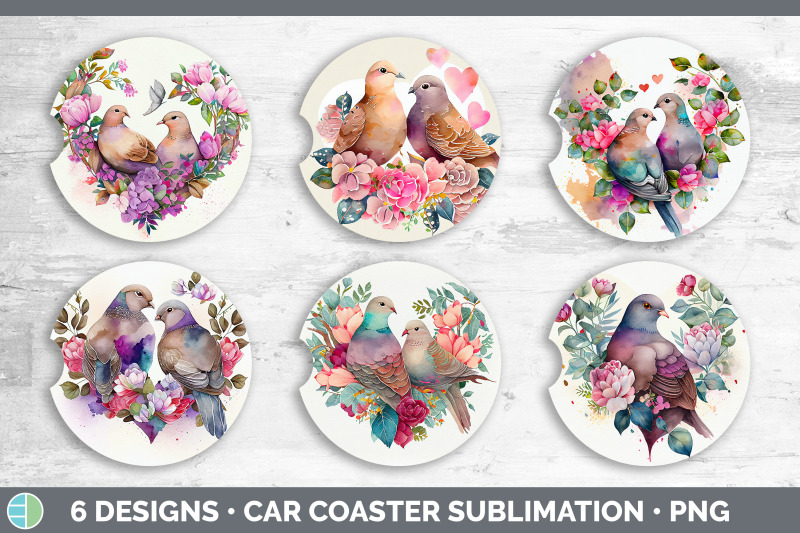 valentines-dove-car-coaster-sublimation-designs-bundle