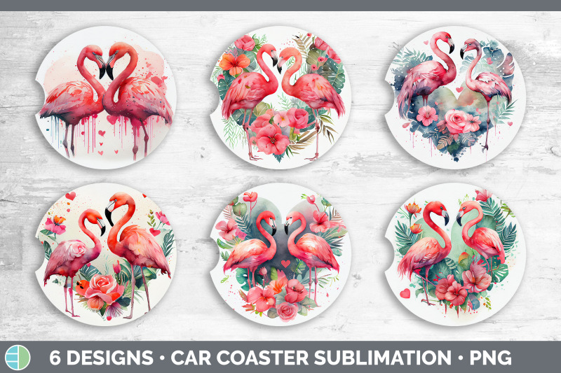 valentines-flamingo-car-coaster-sublimation-designs-bundle