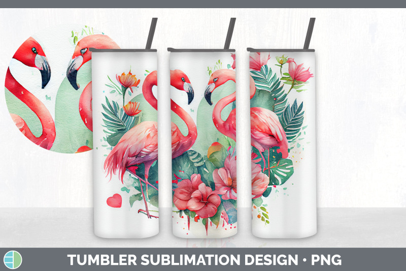 valentines-flamingo-tumbler-sublimation-bundle