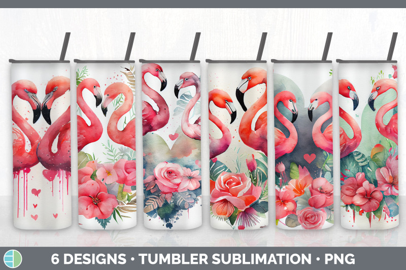 valentines-flamingo-tumbler-sublimation-bundle