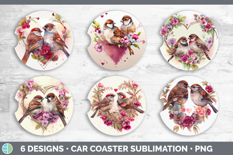 valentines-sparrow-car-coaster-sublimation-designs-bundle