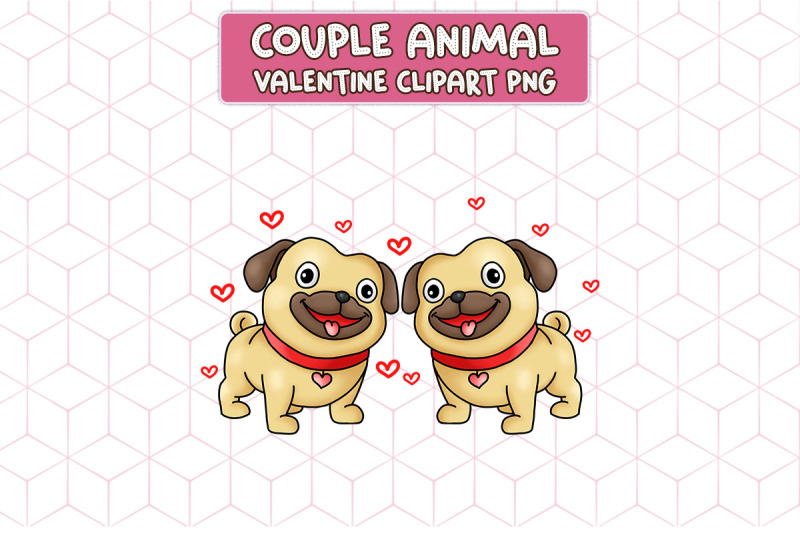 couple-pugs-valentine-clipart-png