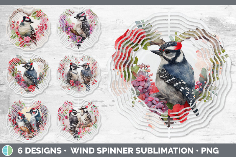 valentines-downy-woodpecker-wind-spinner-sublimation-designs-bundle