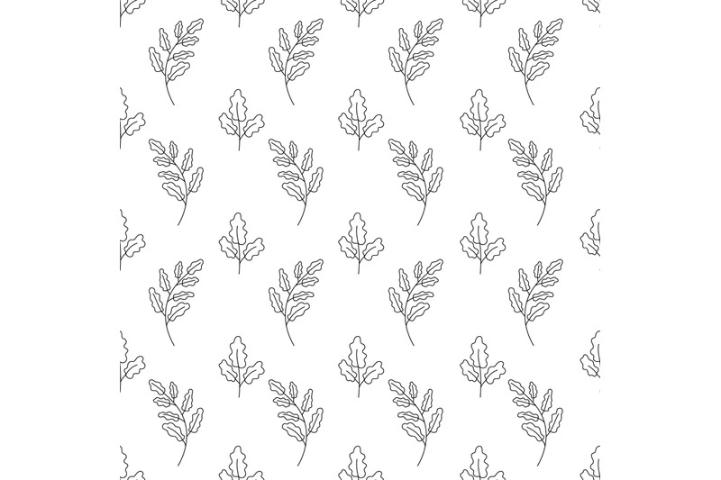 set-of-leaves-and-branches-in-doodle-style