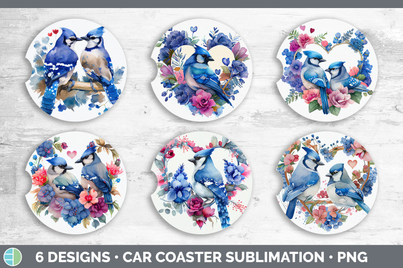 valentines-blue-jay-car-coaster-sublimation-designs-bundle