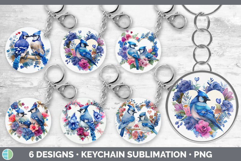 valentines-blue-jay-keychain-bundle-keyring-sublimation-designs