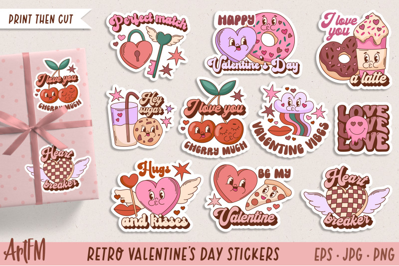 retro-valentine-039-s-day-stickers-valentine-packaging-sticker