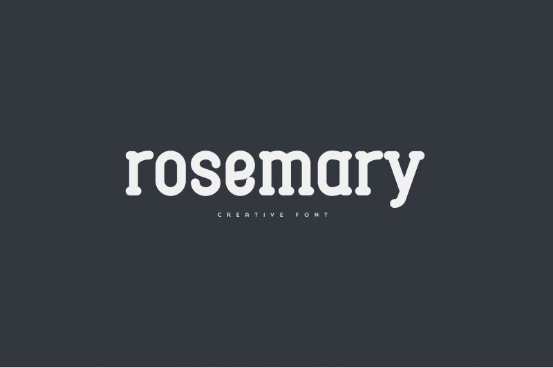 rosemary-creative-font