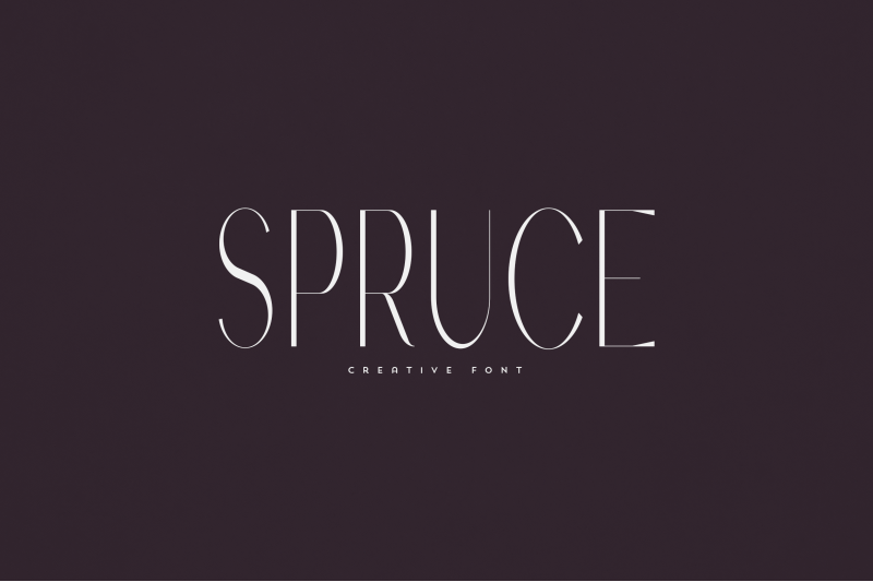 spruce-creative-font