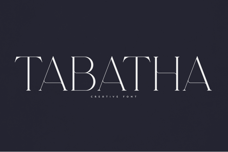 tabatha-creative-font