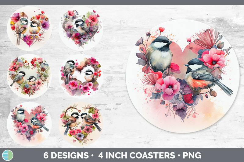 valentines-chickadee-round-coaster-sublimation-designs-bundle