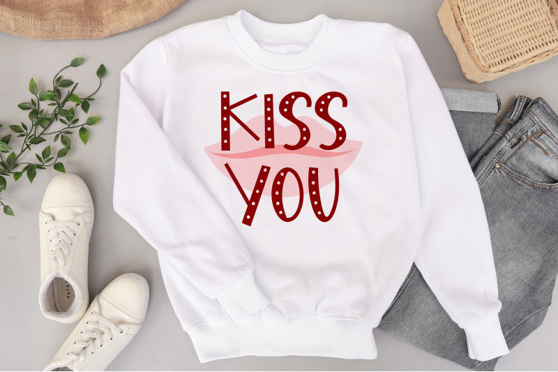 love-quote-for-valentines-day-kiss-lips-svg