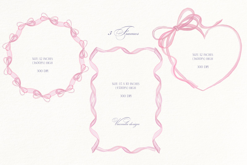 watercolor-frames-valentine-039-s-day-pink-hearts