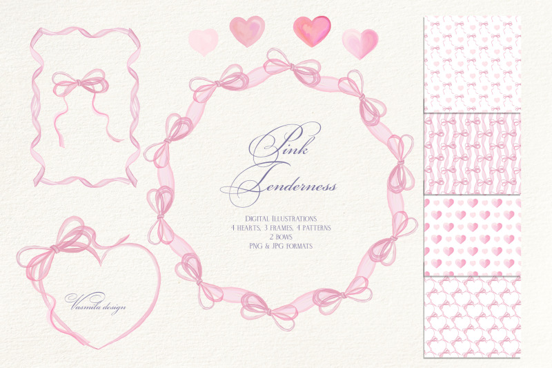 watercolor-frames-valentine-039-s-day-pink-hearts