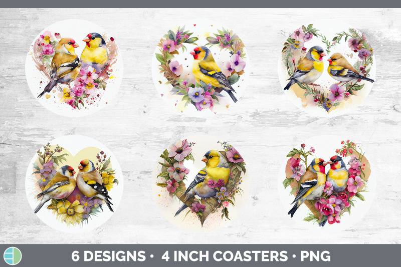 valentines-goldfinch-round-coaster-sublimation-designs-bundle