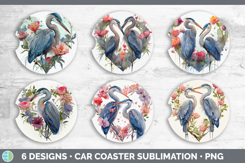 valentines-blue-heron-car-coaster-sublimation-designs-bundle