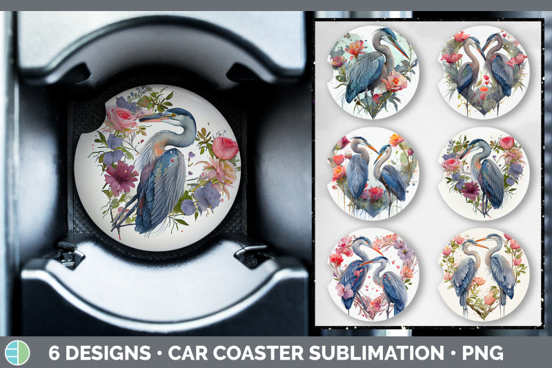 valentines-blue-heron-car-coaster-sublimation-designs-bundle