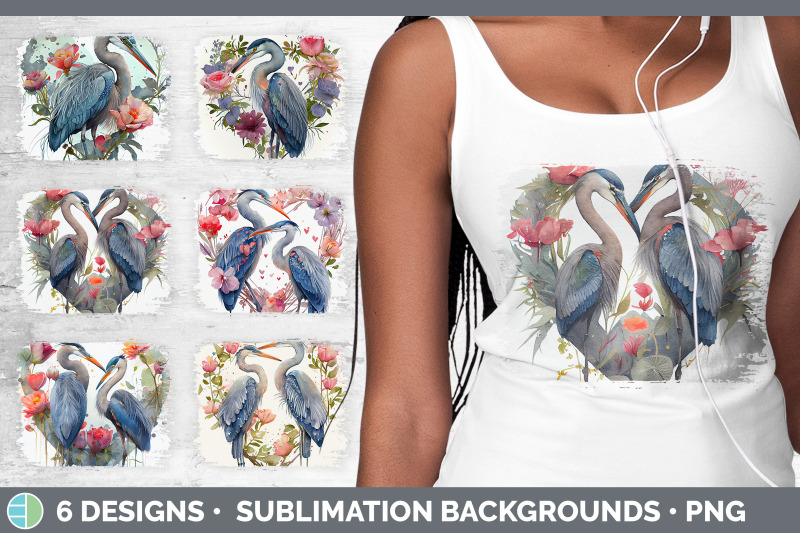 valentines-blue-heron-distressed-sublimation-background-panel