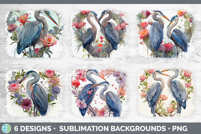 valentines-blue-heron-distressed-sublimation-background-panel