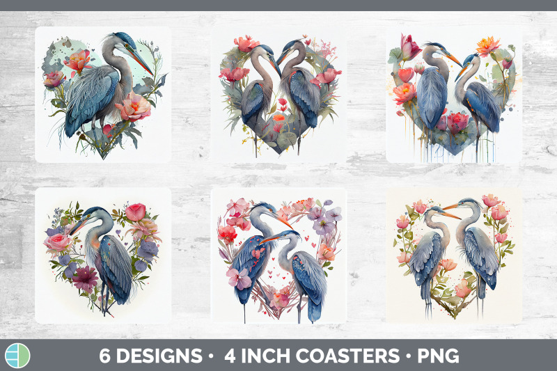 valentines-blue-heron-square-coaster-sublimation-designs-bundle