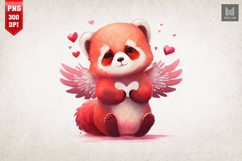 cute-angel-red-panda-valentine-039-s-day-3