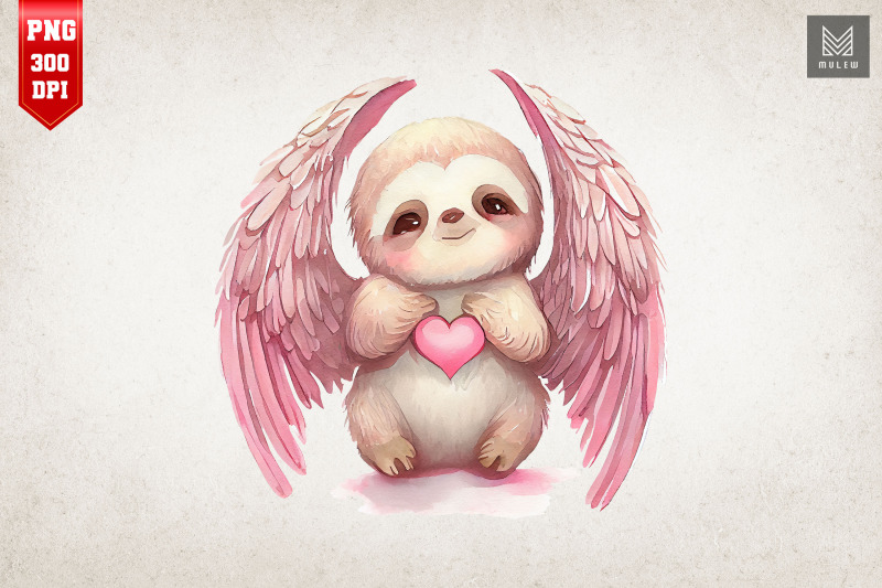 cute-angel-sloth-valentine-039-s-day