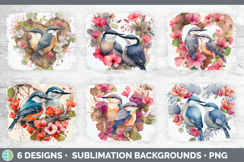 valentines-nuthatch-distressed-sublimation-background-panel