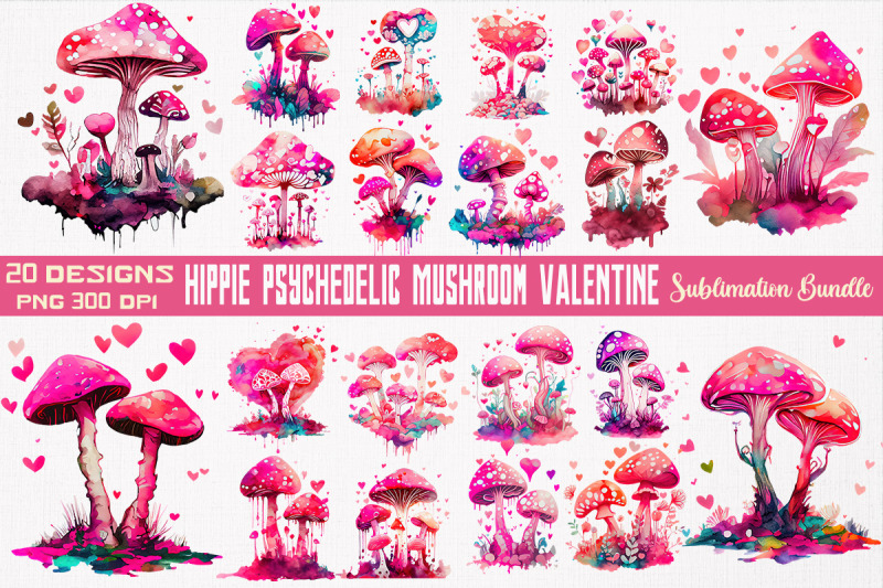 hippie-psychedelic-mushroom-valentine-bundle