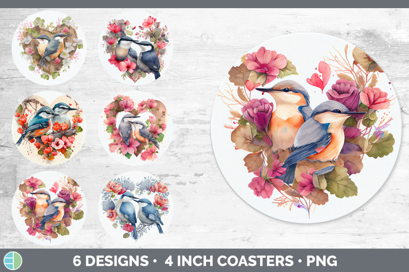 valentines-nuthatch-round-coaster-sublimation-designs-bundle