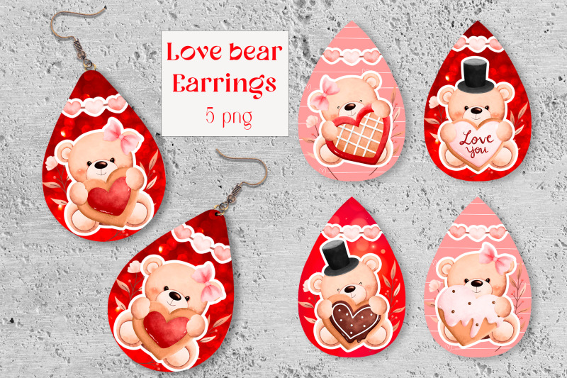 valentines-earrings-design-teardrop-earring-sublimation