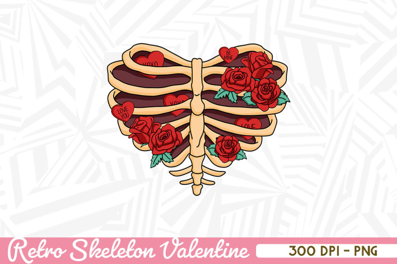 heart-shaped-skeleton-rose-floral