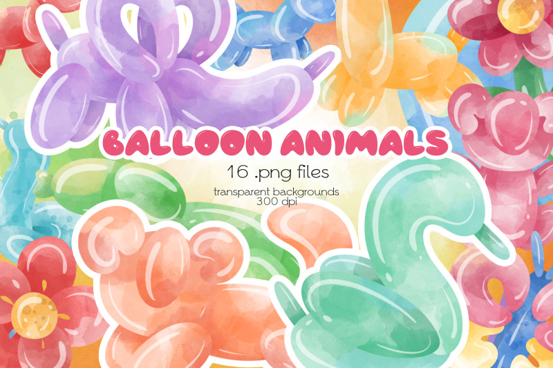 balloons-animals-clipart-png-files