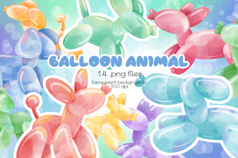 balloons-animals-clipart-png-files