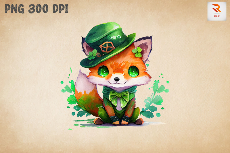 cute-fox-saint-patrick-039-s-day