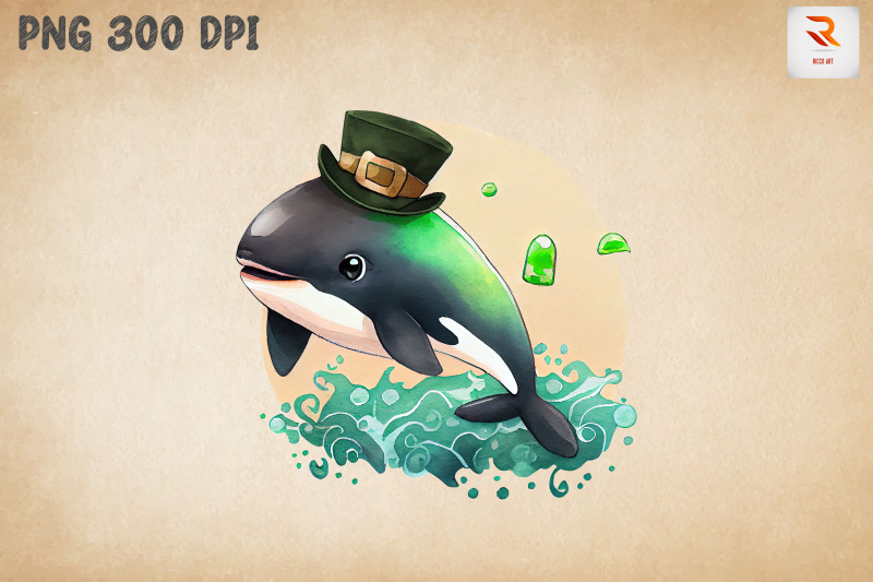 cute-killer-whale-saint-patrick-039-s-day