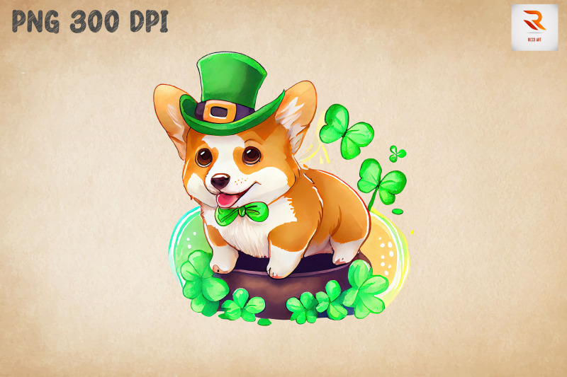 cute-corgi-dog-saint-patrick-039-s-day