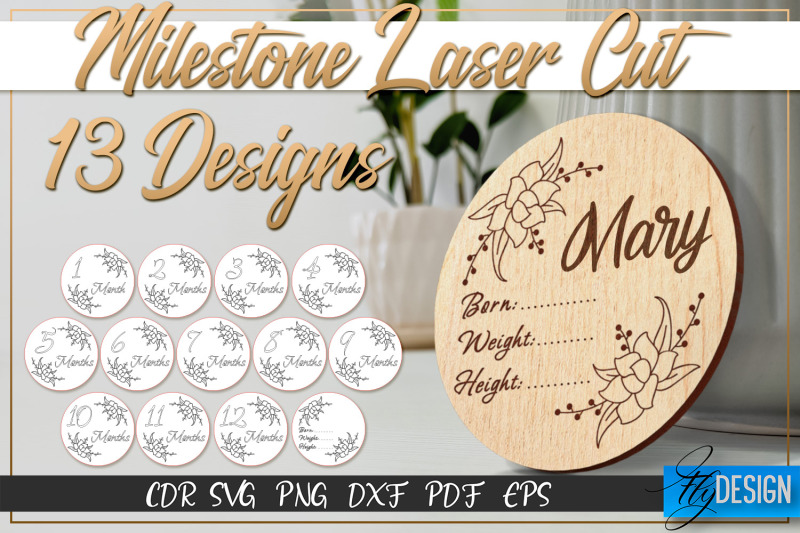 milestone-laser-cut-svg-milestone-svg-design-cnc-files