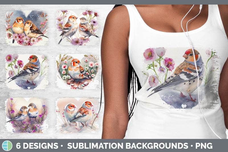 valentines-snow-bunting-bird-distressed-sublimation-background-panel